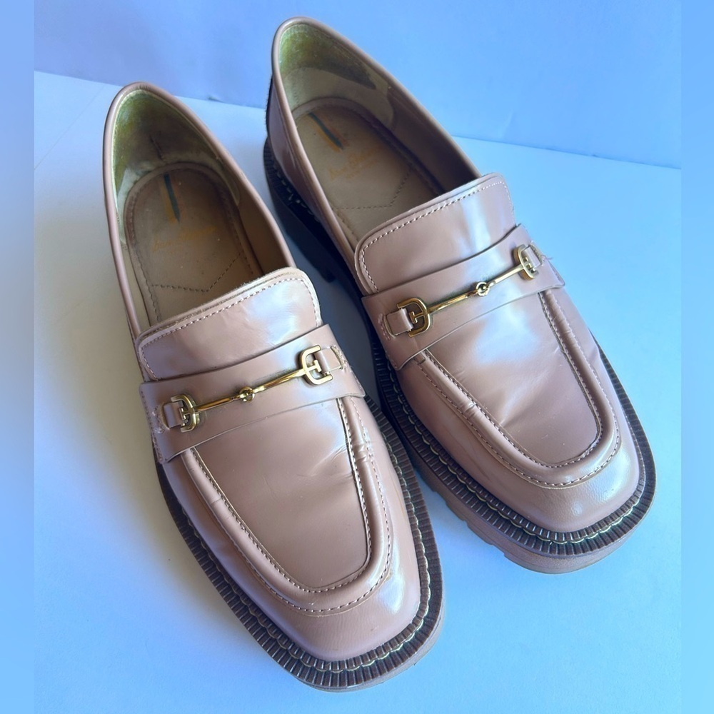Anthropologie x Sam Edelman Laurs Chunky Sole Loafers in Honey - Picture 7 of 13